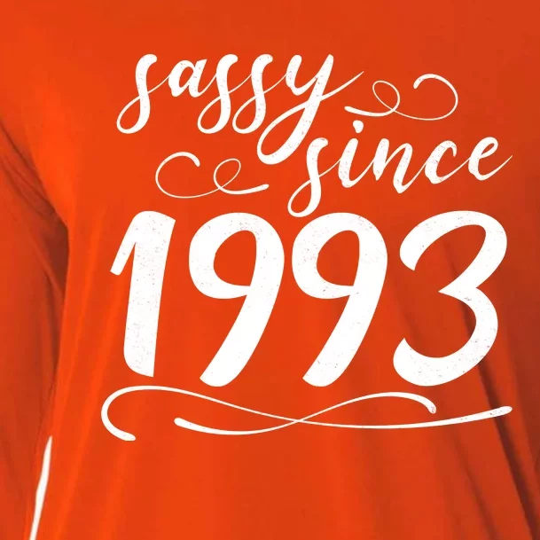 Sassy Since 1993 Birthday 30th Birthday Cooling Performance Long Sleeve Crew