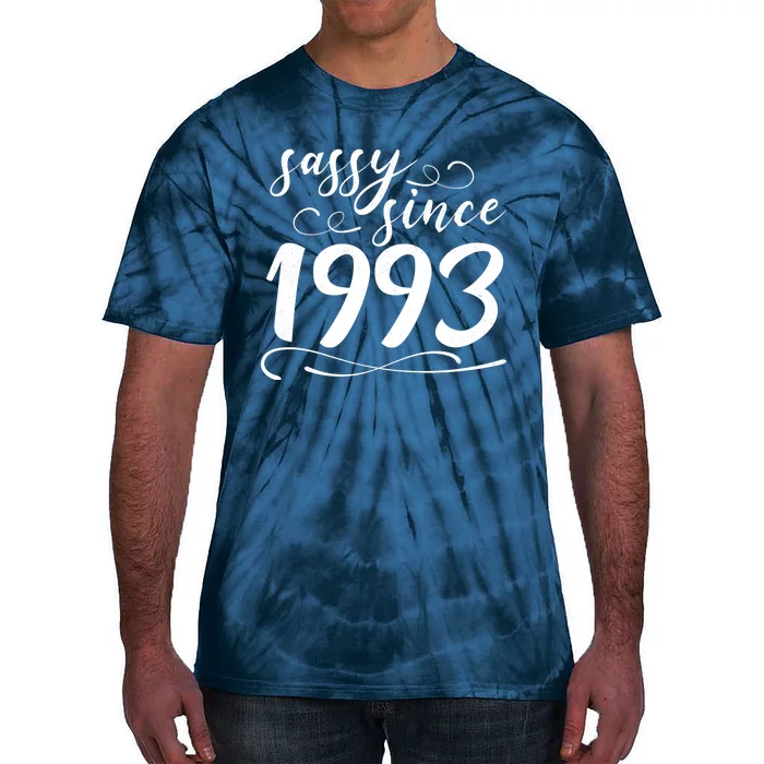 Sassy Since 1993 Birthday 30th Birthday Tie-Dye T-Shirt