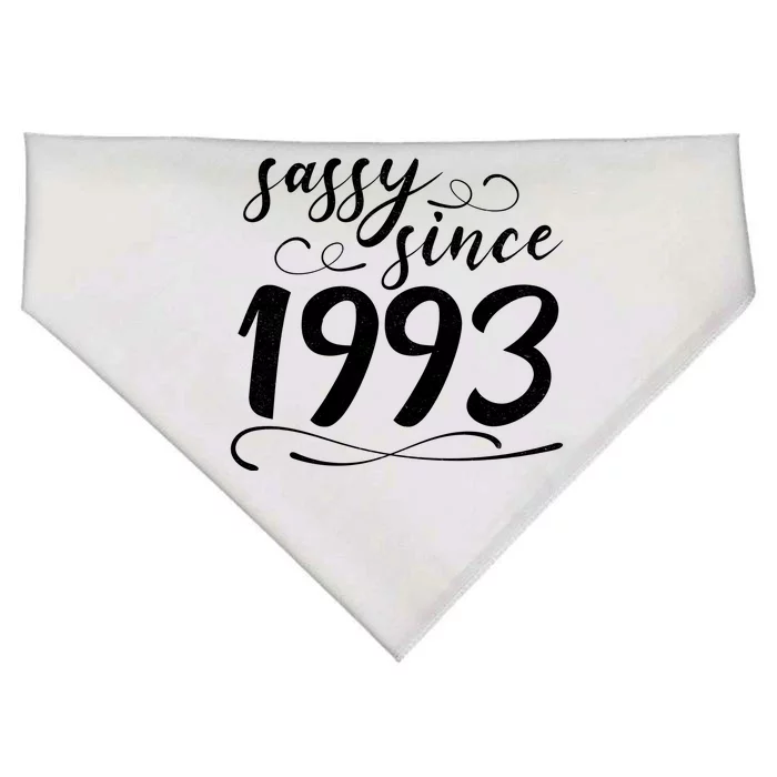 Sassy Since 1993 Birthday 30th Birthday USA-Made Doggie Bandana