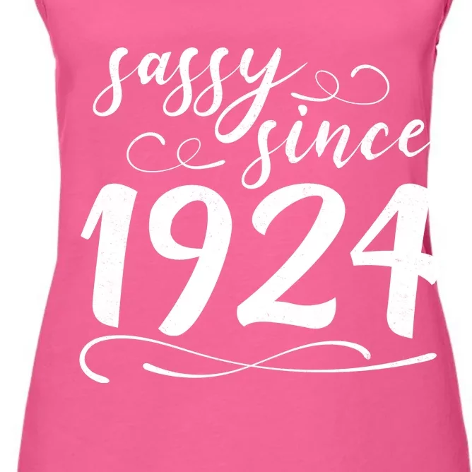 Sassy Since 1924 Birthday 100th Birthday Women's Racerback Tank