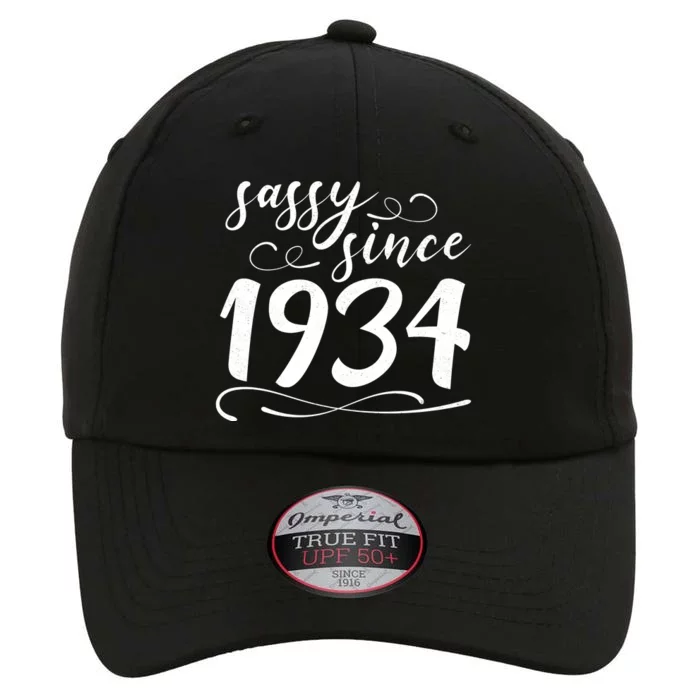 Sassy Since 1934 Birthday 90th Birthday The Original Performance Cap