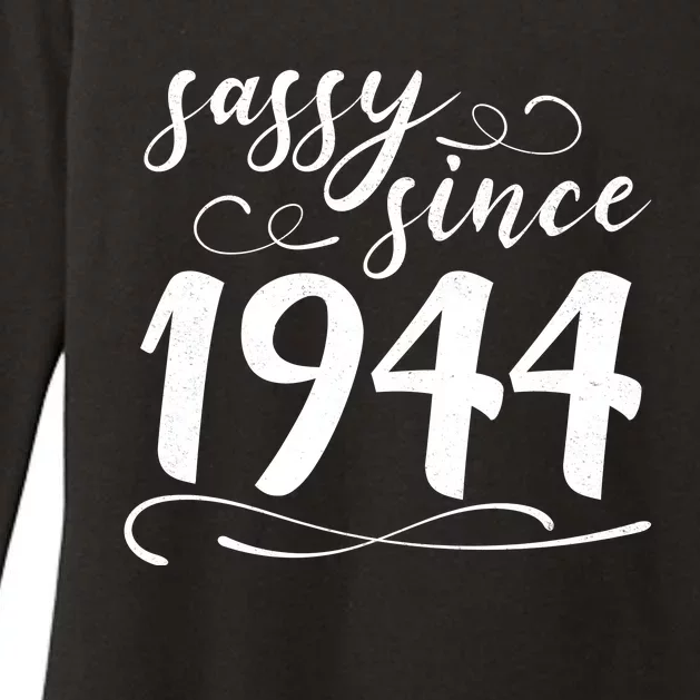 Sassy Since 1944 Birthday 80th Birthday Womens CVC Long Sleeve Shirt