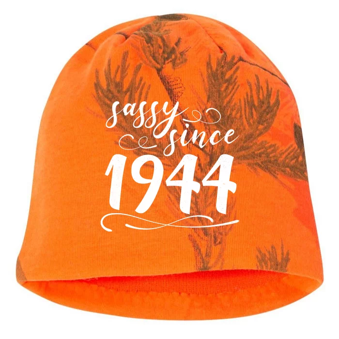 Sassy Since 1944 Birthday 80th Birthday Kati - Camo Knit Beanie