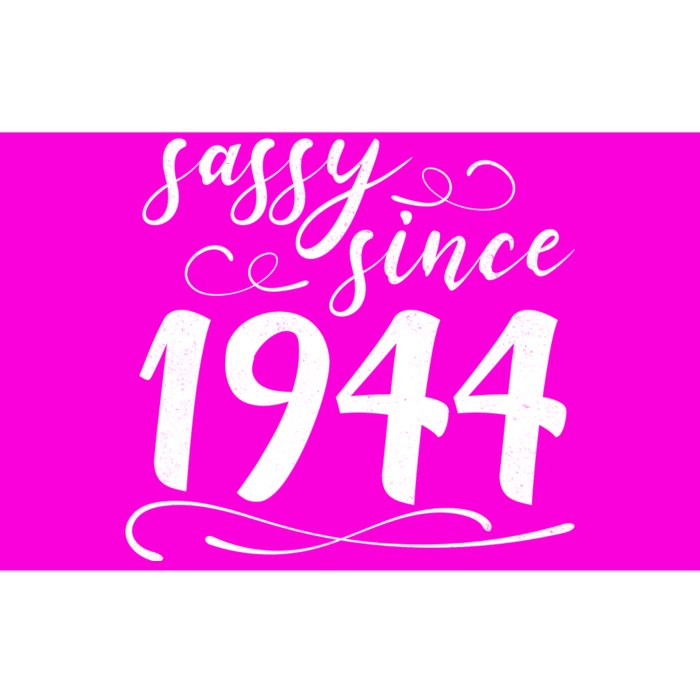 Sassy Since 1944 Birthday 80th Birthday Bumper Sticker