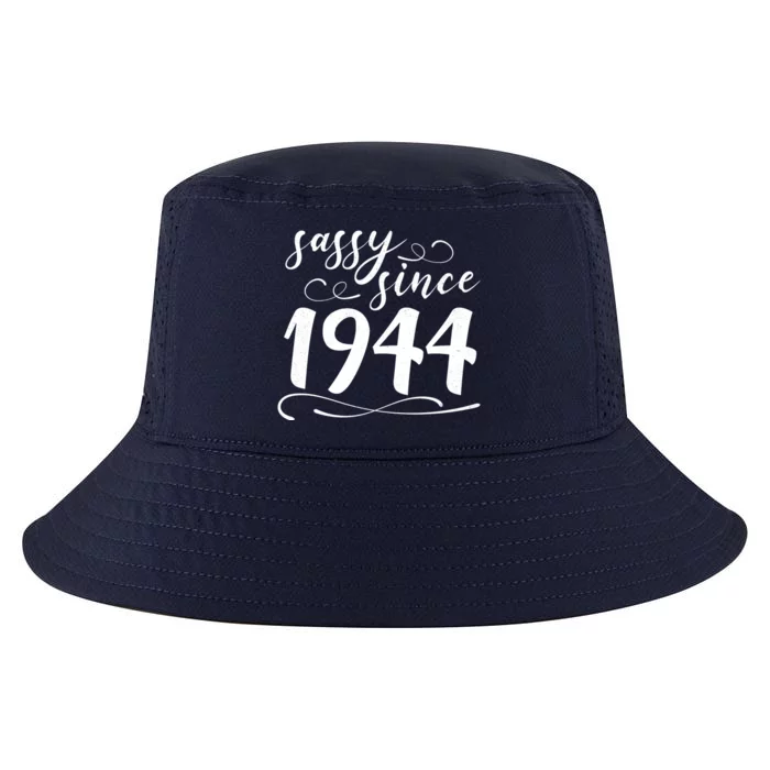 Sassy Since 1944 Birthday 80th Birthday Cool Comfort Performance Bucket Hat