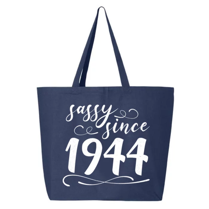 Sassy Since 1944 Birthday 80th Birthday 25L Jumbo Tote