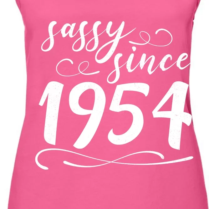 Sassy Since 1954 Birthday 70th Birthday Women's Racerback Tank