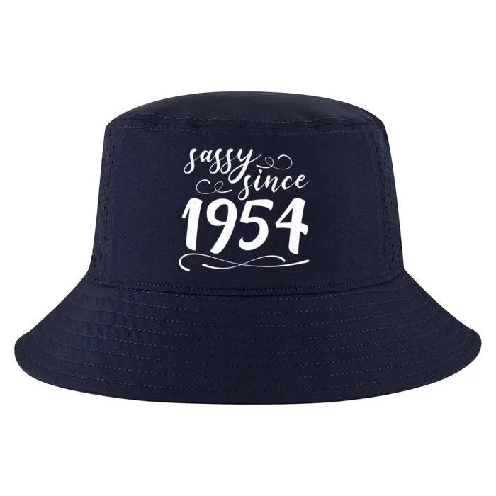 Sassy Since 1954 Birthday 70th Birthday Cool Comfort Performance Bucket Hat