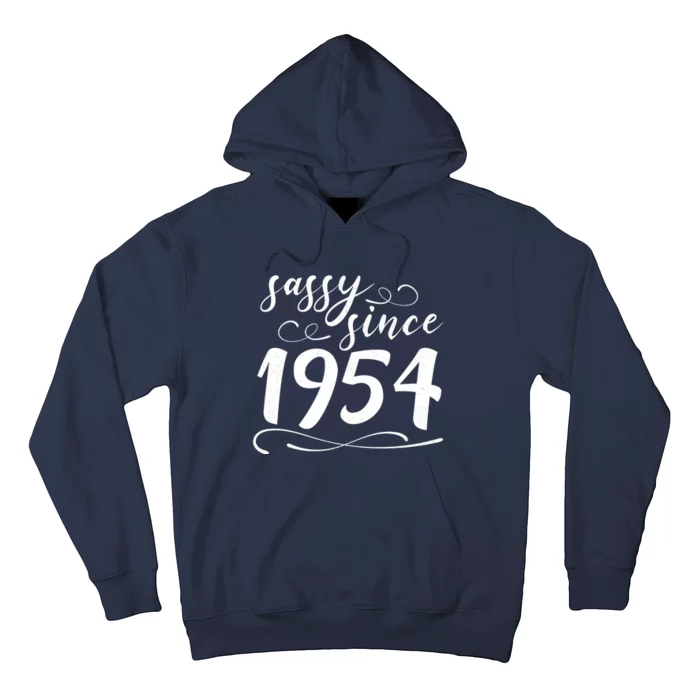 Sassy Since 1954 Birthday 70th Birthday Hoodie