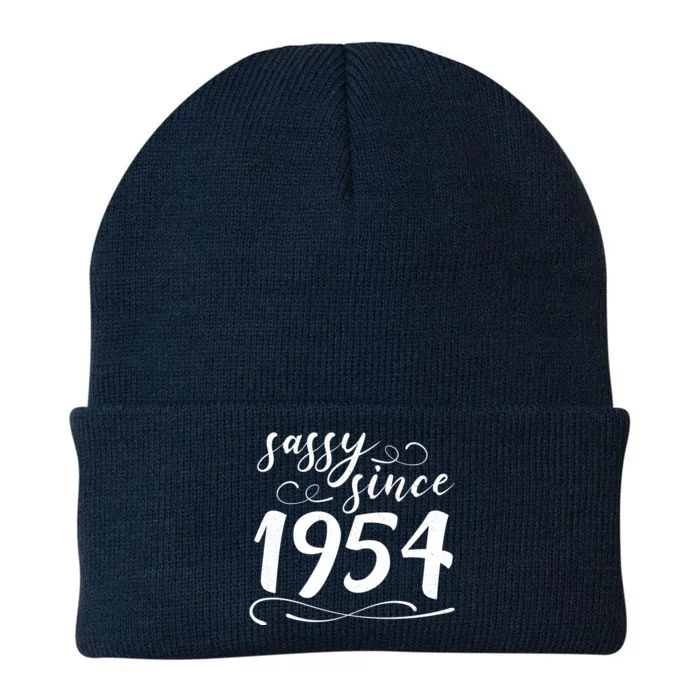 Sassy Since 1954 Birthday 70th Birthday Knit Cap Winter Beanie