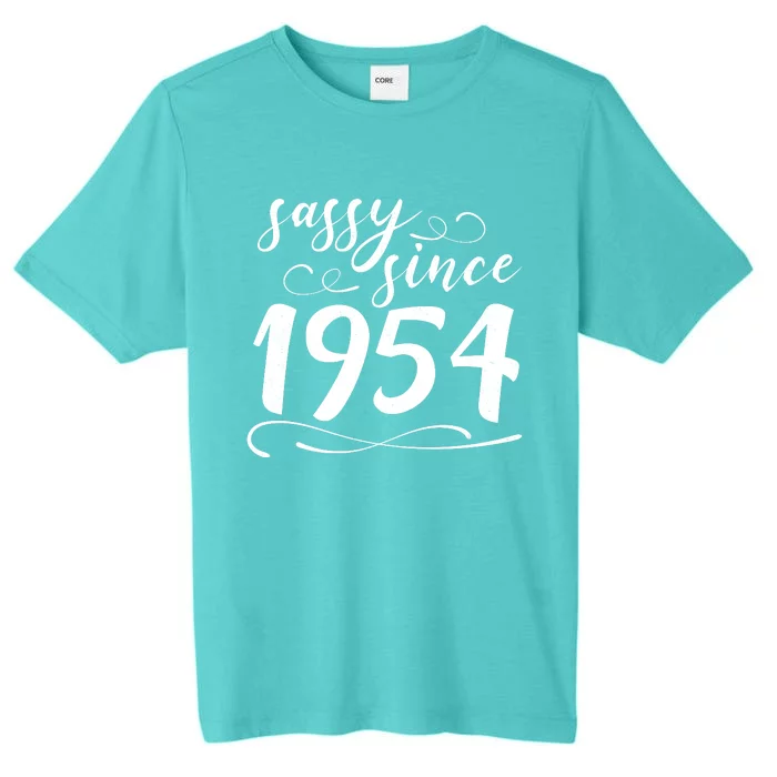 Sassy Since 1954 Birthday 70th Birthday ChromaSoft Performance T-Shirt