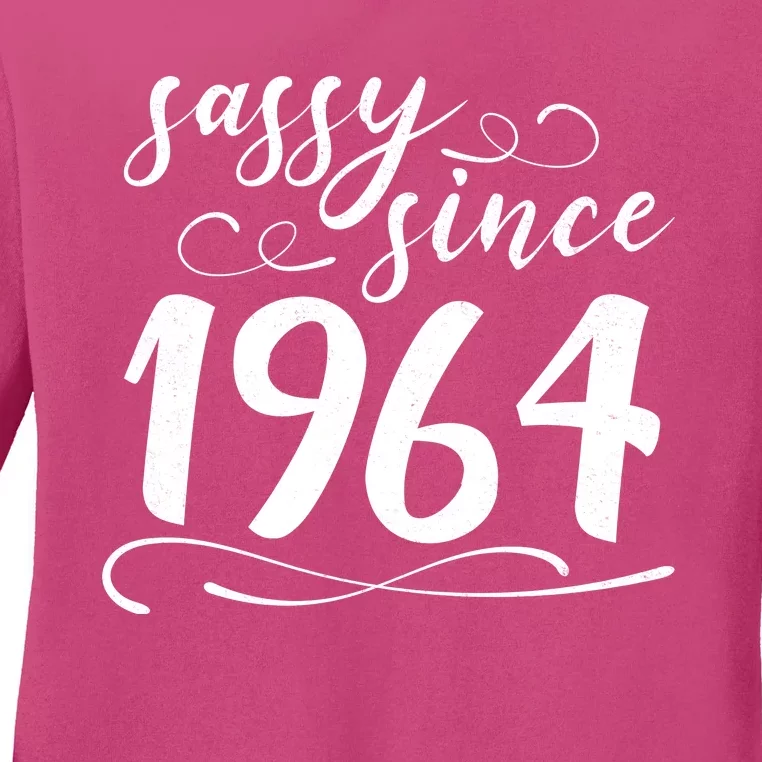 Sassy Since 1964 Birthday 60th Birthday Ladies Long Sleeve Shirt