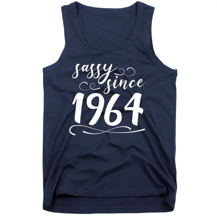 Sassy Since 1964 Birthday 60th Birthday Tank Top