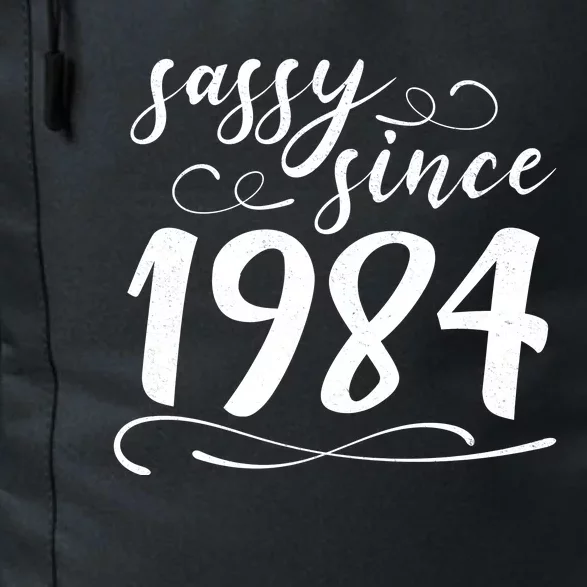 Sassy Since 1984 Birthday 40th Birthday Daily Commute Backpack