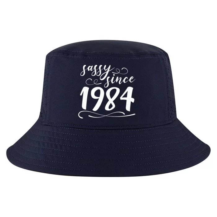 Sassy Since 1984 Birthday 40th Birthday Cool Comfort Performance Bucket Hat