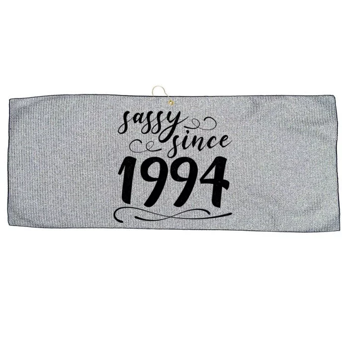 Sassy Since 1994 Birthday 30th Birthday Large Microfiber Waffle Golf Towel