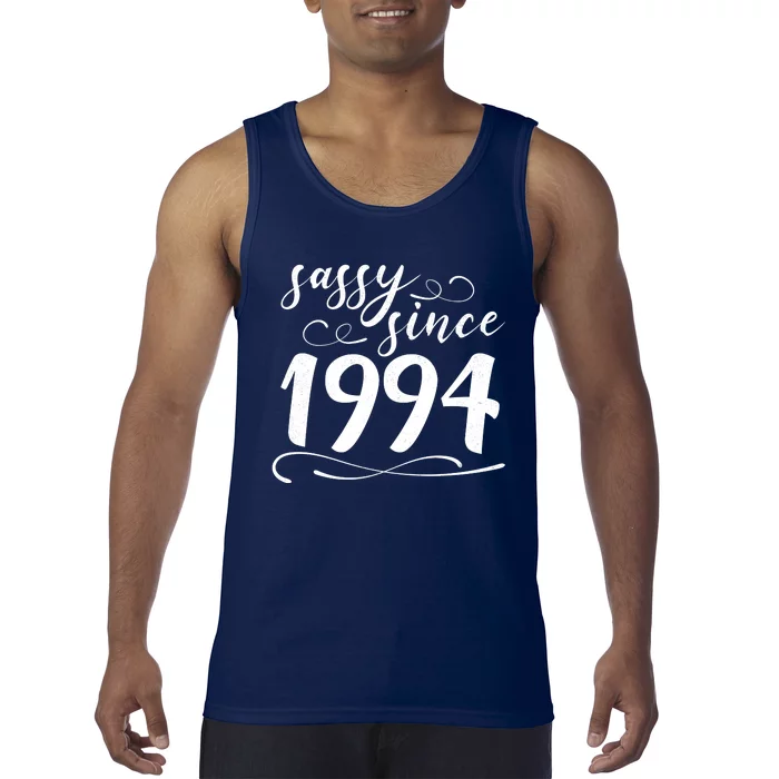 Sassy Since 1994 Birthday 30th Birthday Tank Top