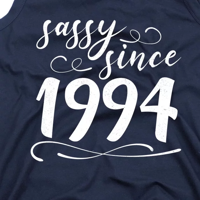 Sassy Since 1994 Birthday 30th Birthday Tank Top