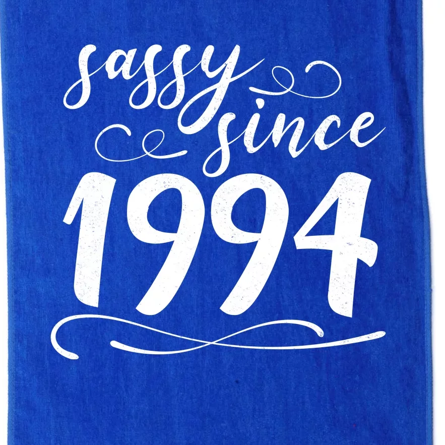 Sassy Since 1994 Birthday 30th Birthday Platinum Collection Golf Towel