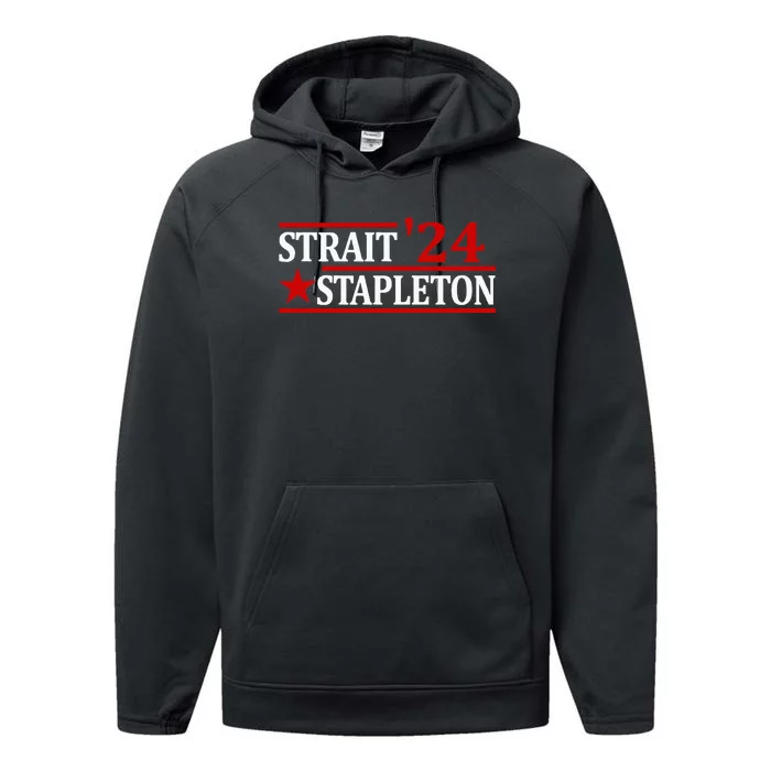 S.T.A.P.L..E.T.O.N S.T.R.A.I.T 24 Retro Country Cowboy Western Performance Fleece Hoodie