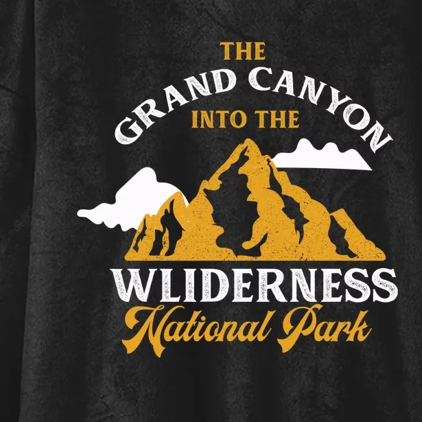 Grand Canyon National Park Hooded Wearable Blanket