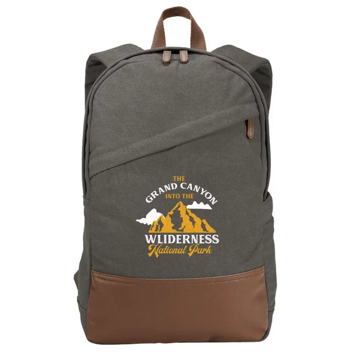 Grand Canyon National Park Cotton Canvas Backpack