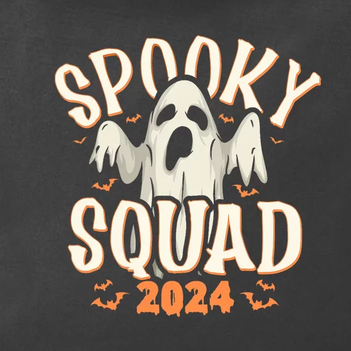 Spooky Squad 2024 Spooky Season Funny Boo Boy Girl Halloween Zip Tote Bag