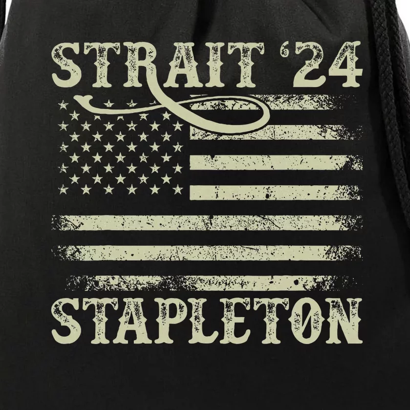 S.T.R.A.I.T S.T.A.P.L.E.To.N 2024 Funny Festival Country Drawstring Bag