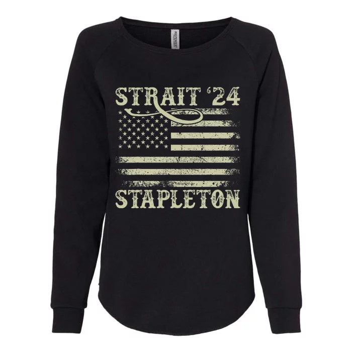 S.T.R.A.I.T S.T.A.P.L.E.To.N 2024 Funny Festival Country Womens California Wash Sweatshirt