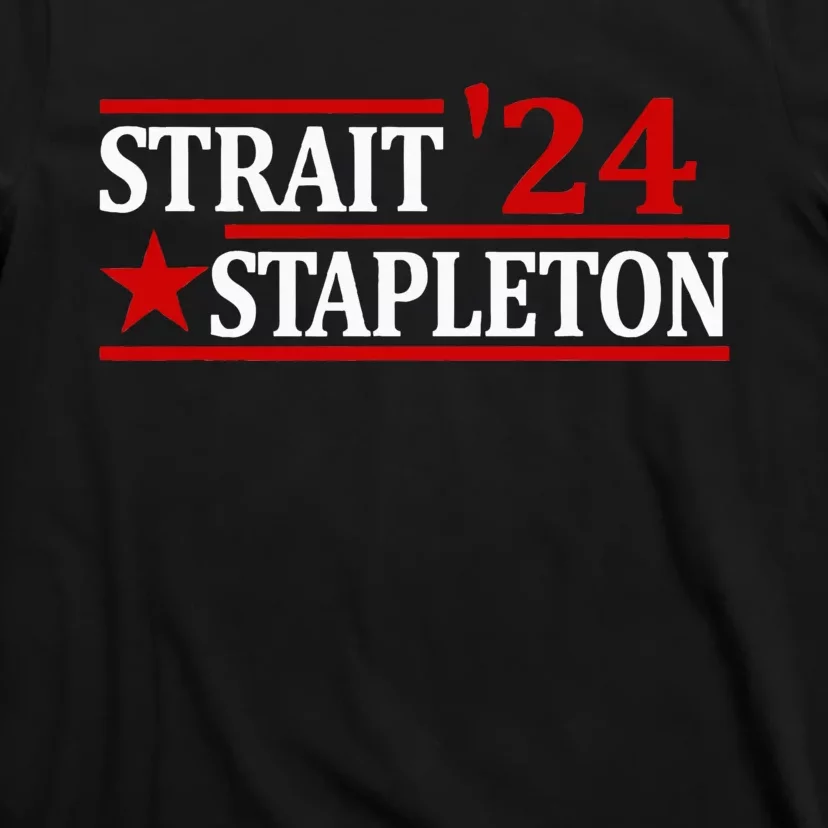 Stapleton Strait 24 Retro Vintage Country Cowboy Western T-Shirt