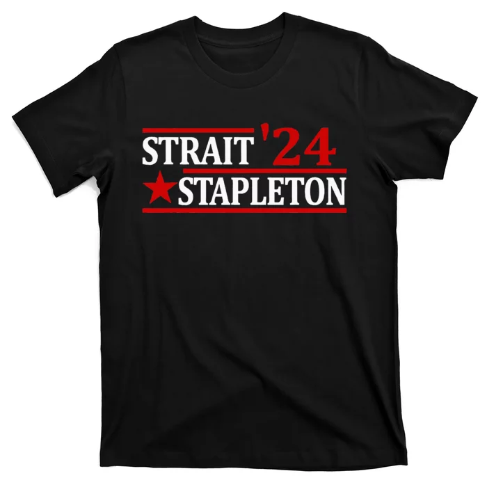 Stapleton Strait 24 Retro Vintage Country Cowboy Western T-Shirt