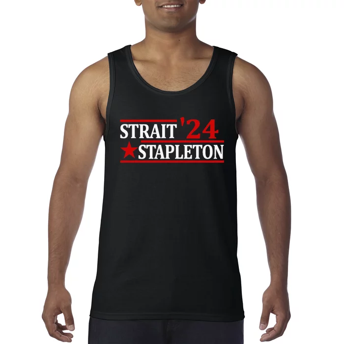 S.T.A.P.L.E.T.O.N S.T.R.A.I.T 24 Vintage Country Cowboy Western Tank Top