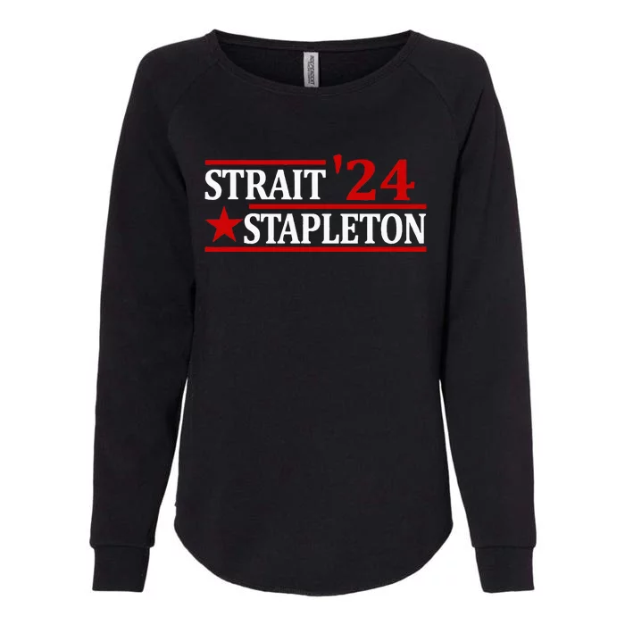 S.T.A.P.L.E.T.O.N. S.T.R.A.I.T 24 Retro Vintage Country Womens California Wash Sweatshirt