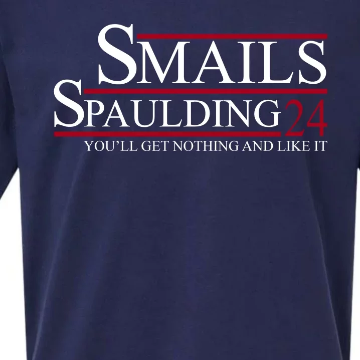 Smails Spaulding 2024 You'll Get Nothing And Like It Sueded Cloud Jersey T-Shirt