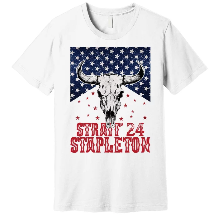 S.T.A.P.L.E.T.O.N S.T.R.A.I.T 24 Country Cowboy Western Premium T-Shirt