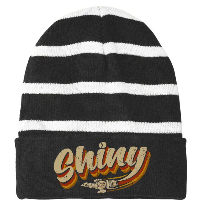 Shiny Since 2002 Vintage Firefly Serenity Striped Beanie with Solid Band