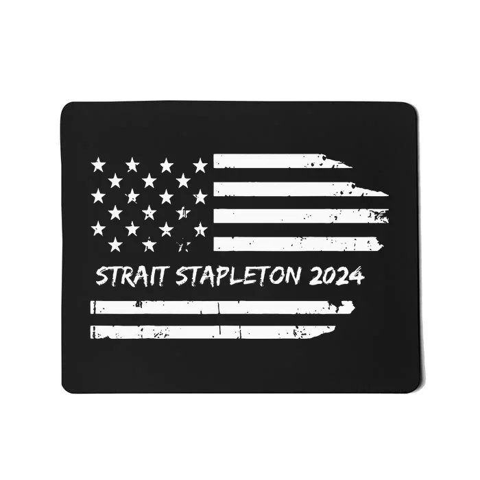 S.T.R.A.I.T S.T.A.P.L.E.T.O..N 2024 Usa Flag Patriotic Concert Festival Mousepad