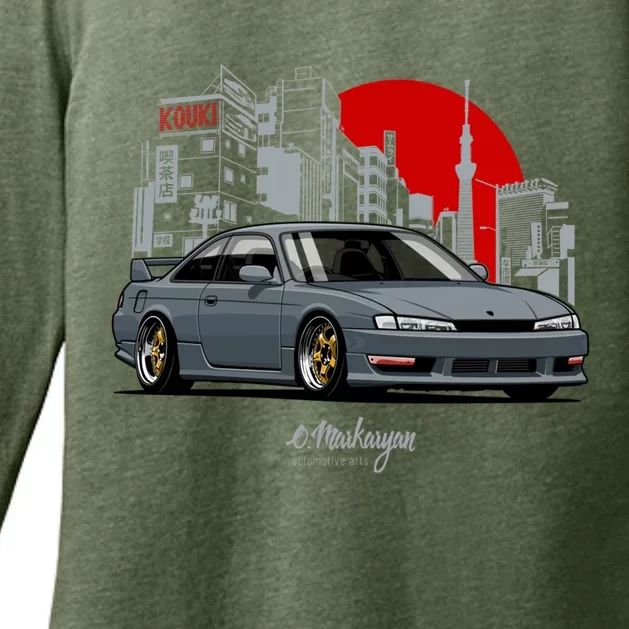 Silvia S14 (200sx) Kouki Womens CVC Long Sleeve Shirt