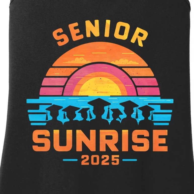 Senior Sunrise 2025 Seniors Shirts Of Class Graduation Ladies Essential Tank