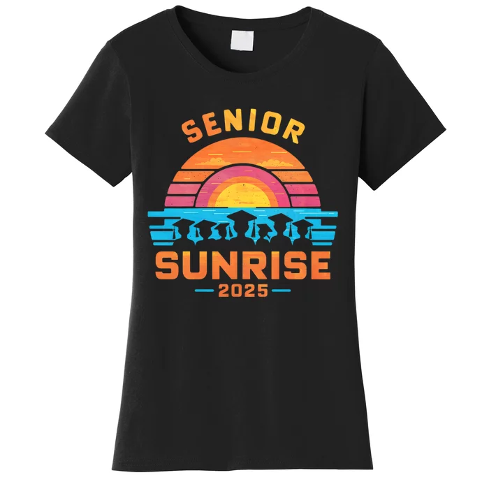 Senior Sunrise 2025 Seniors Shirts Of Class Graduation Women's T-Shirt