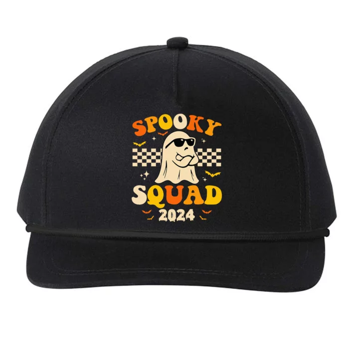 Spooky Squad 2024 Spooky Season Funny Boo Boy Girl Halloween Snapback Five-Panel Rope Hat