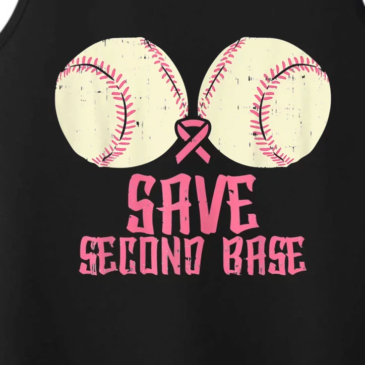 Support Save 2nd Base Breast Cancer For Women Men Classic Performance Tank