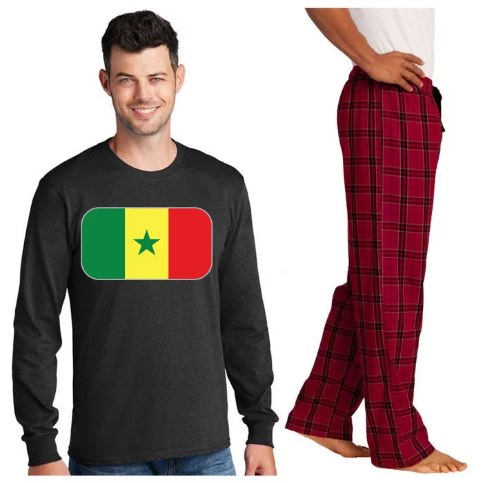 Senegal Soccer 2022 World Cup Senegalese Flag Long Sleeve Pajama Set