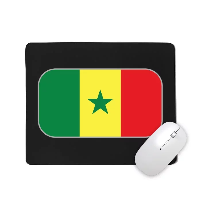 Senegal Soccer 2022 World Cup Senegalese Flag Mousepad