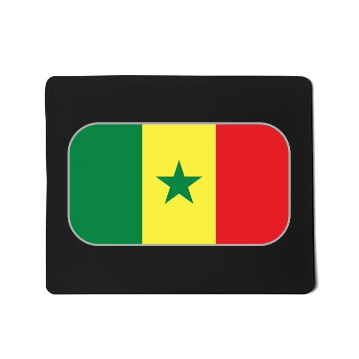 Senegal Soccer 2022 World Cup Senegalese Flag Mousepad