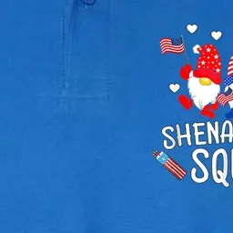 Shenanigans Squad 4th Of July Gnomes Usa Independence Day Gift Softstyle Adult Sport Polo