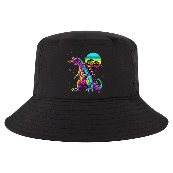 Streetwear Synthwave 80s 90s Retro Anime Snakezilla Cool Comfort Performance Bucket Hat