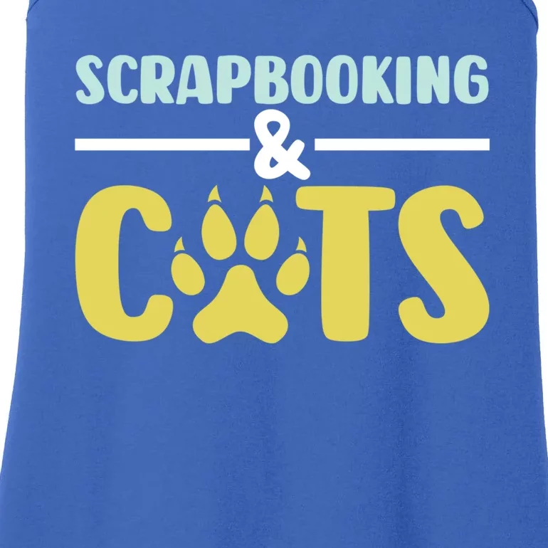 Scrapbook Scrapbooking And Cats I Do Crafts Scrapbooking Great Gift Ladies Essential Tank