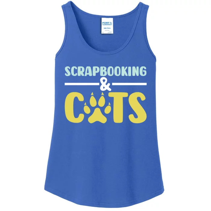 Scrapbook Scrapbooking And Cats I Do Crafts Scrapbooking Great Gift Ladies Essential Tank