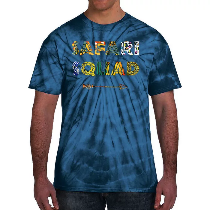 Safari Squad African Family Vacation Summer Vacay Trip Tie-Dye T-Shirt